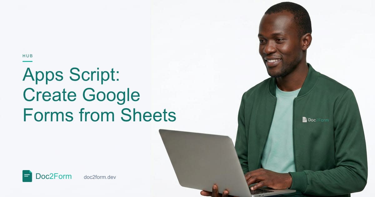 Apps Script: Generate Google Form Items from Google Sheet Rows