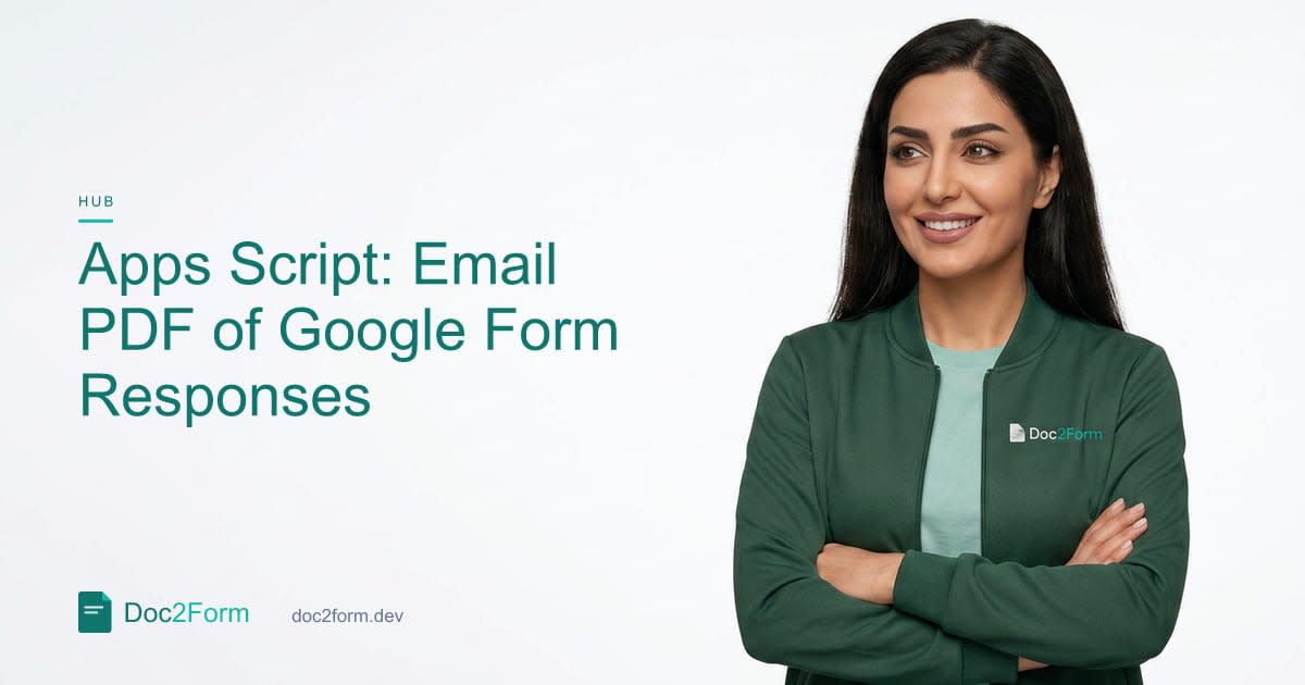 Apps Script: Email a PDF Summary of Google Form Responses
