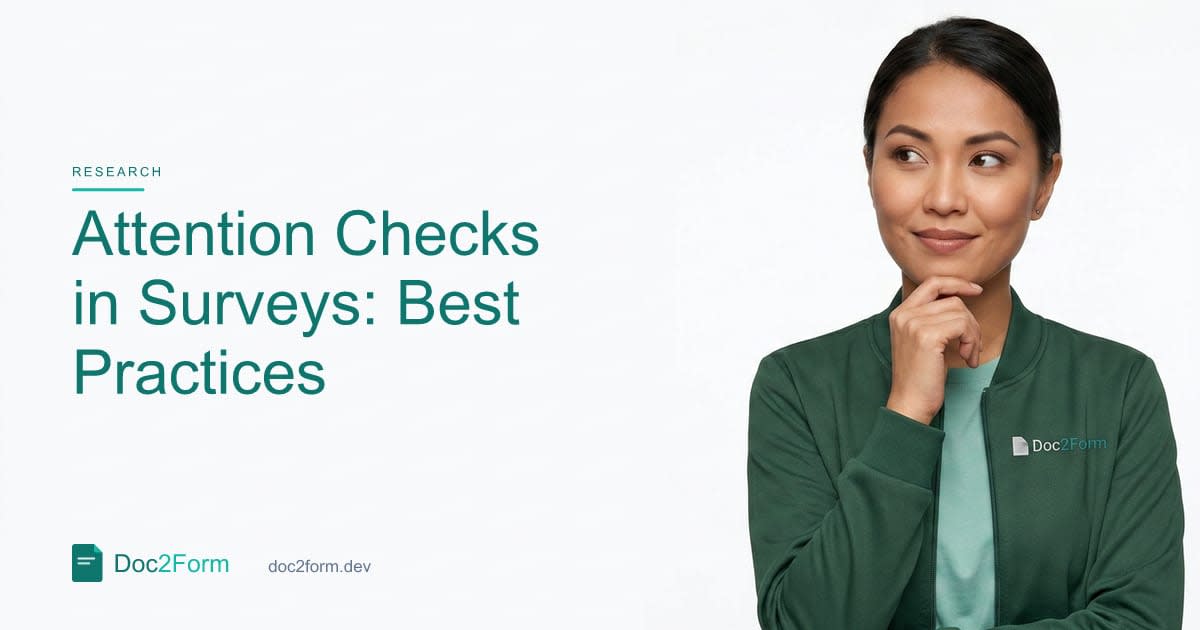 Attention Check Questions: Use Carefully in Research Surveys