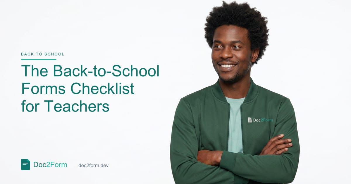The Back-to-School Forms Checklist: 9 Forms to Set Up Before Day One