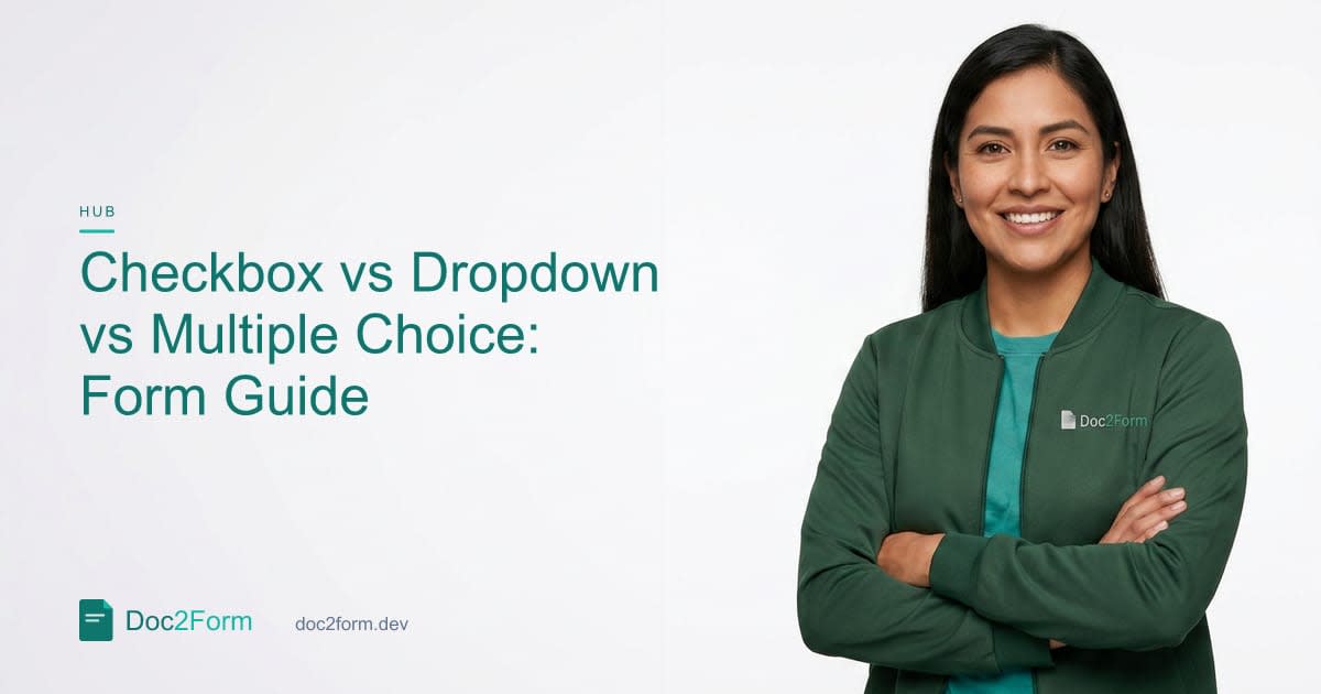 Checkbox vs Multiple Choice in Google Forms (and When to Use a Dropdown)