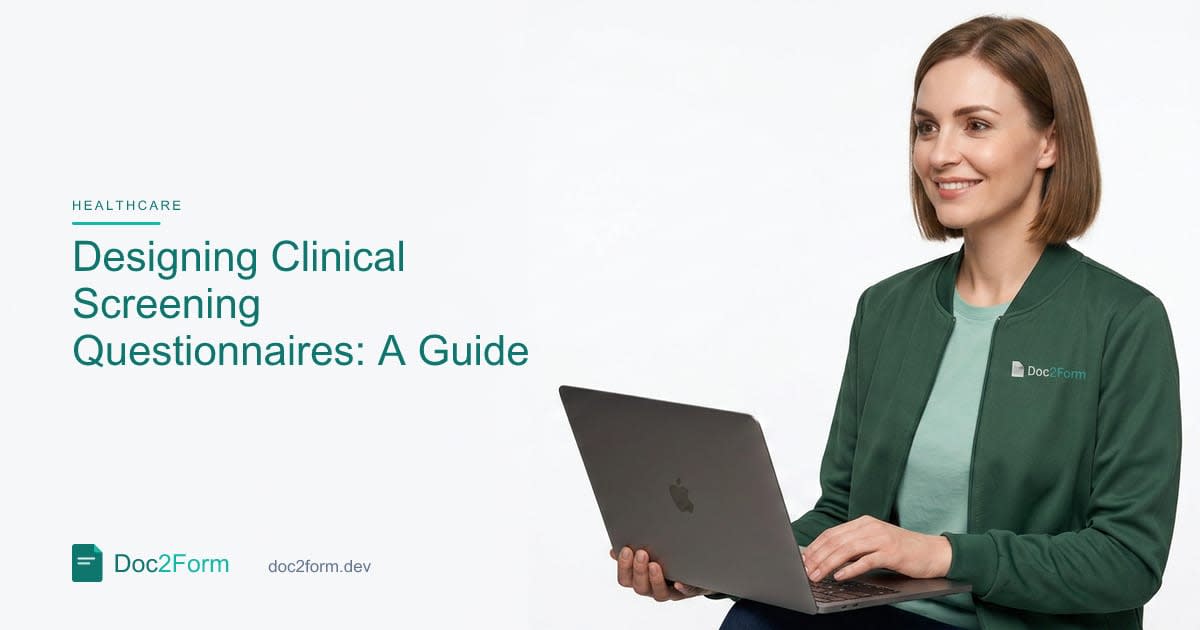 How to Design a Clinical Screening Questionnaire