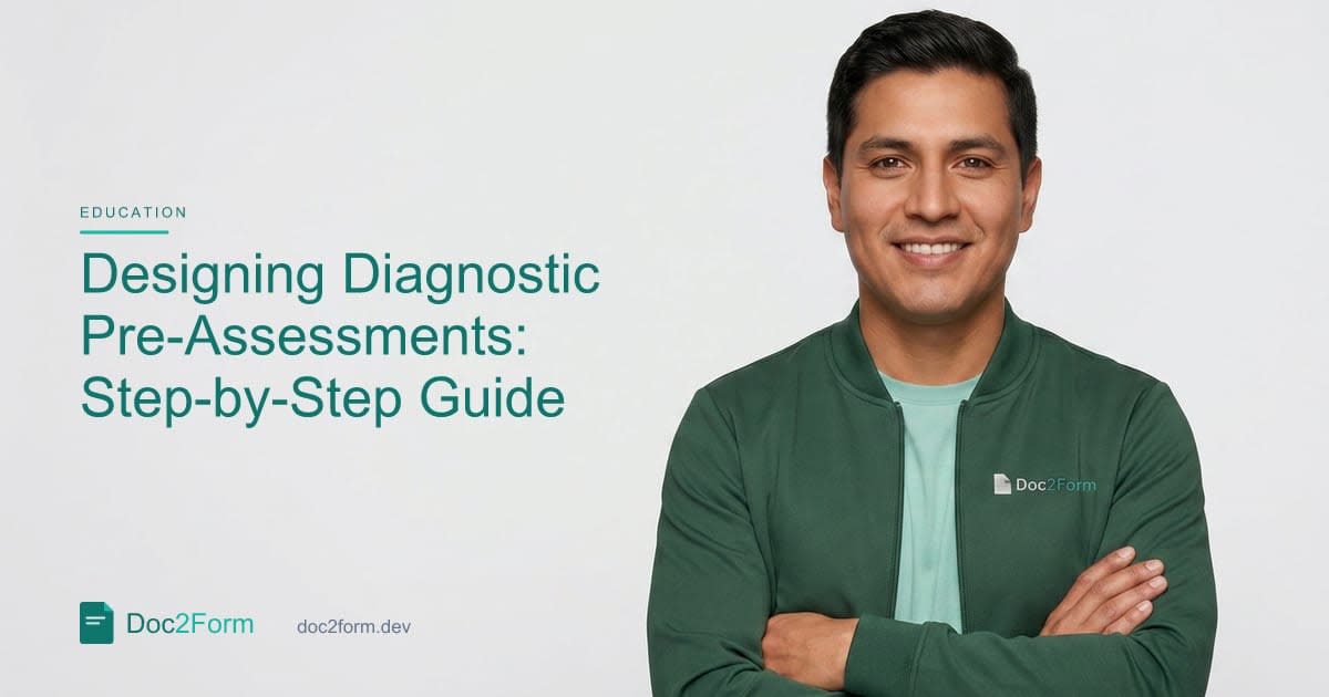 How to Design a Diagnostic Pre-Assessment before a New Unit