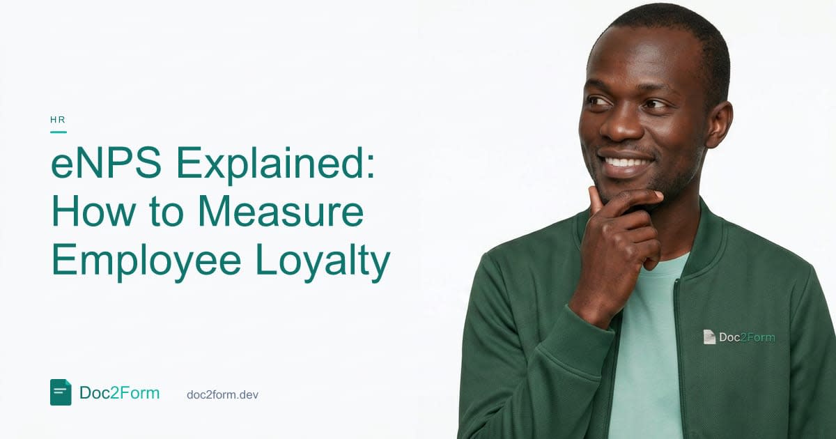 eNPS Explained: How to Measure Employee Loyalty Without a 50-Question Survey