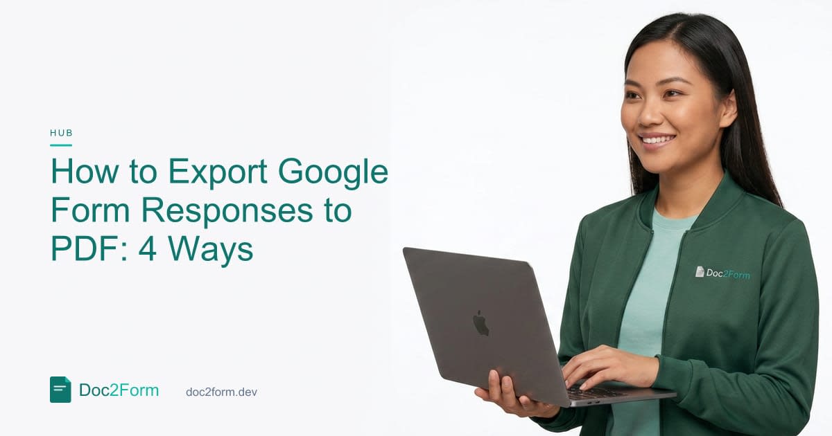 How to Export Google Form Responses to a PDF Report