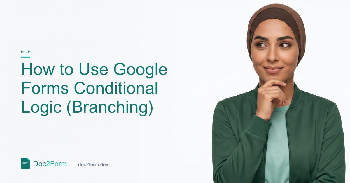 How to Use Conditional Logic in Google Forms (Step-by-Step Branching)