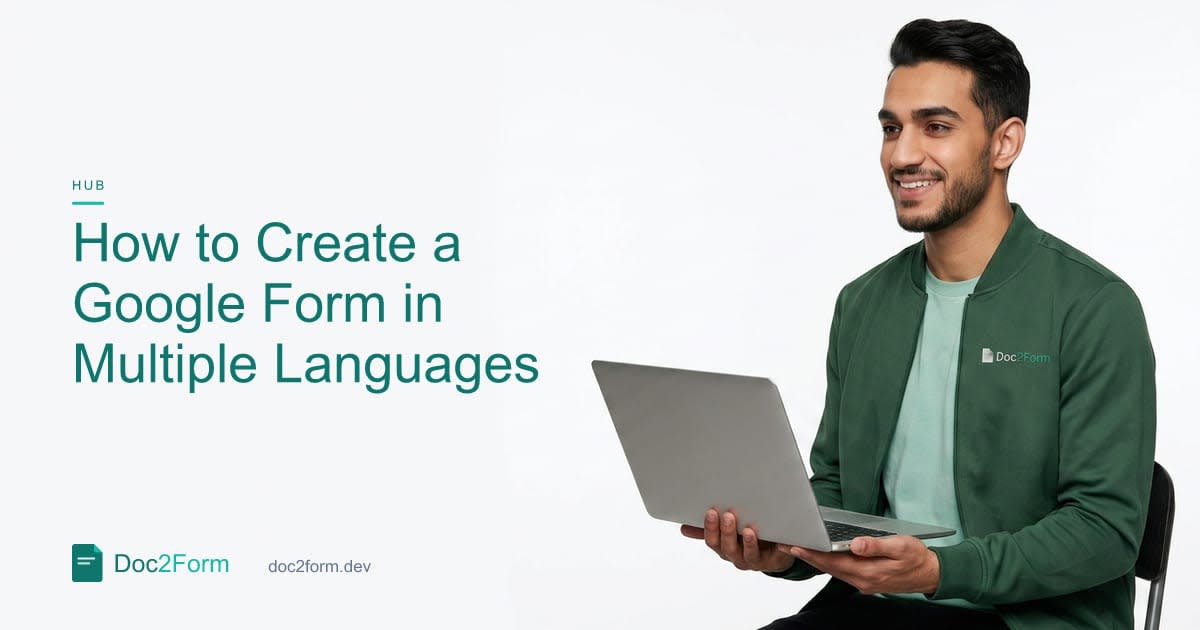 How to Offer a Google Form in Multiple Languages