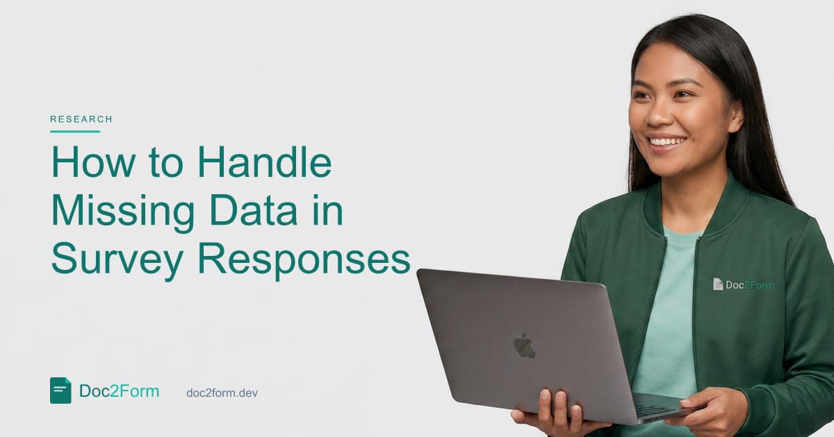 How to Handle Missing Data in Survey Responses