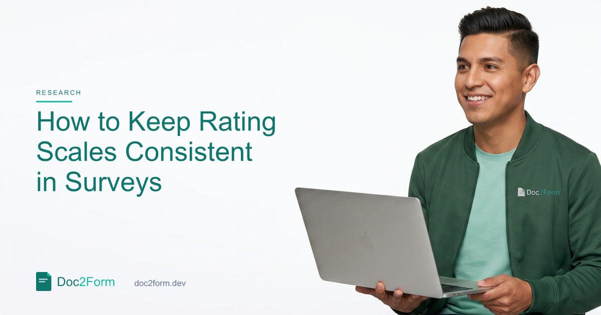 How to Keep Rating Scales Consistent Across One Survey