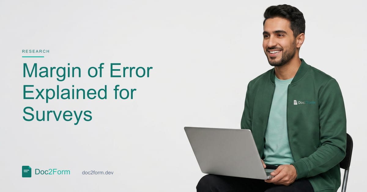 Margin of Error Explained for Student and Small-Business Surveys