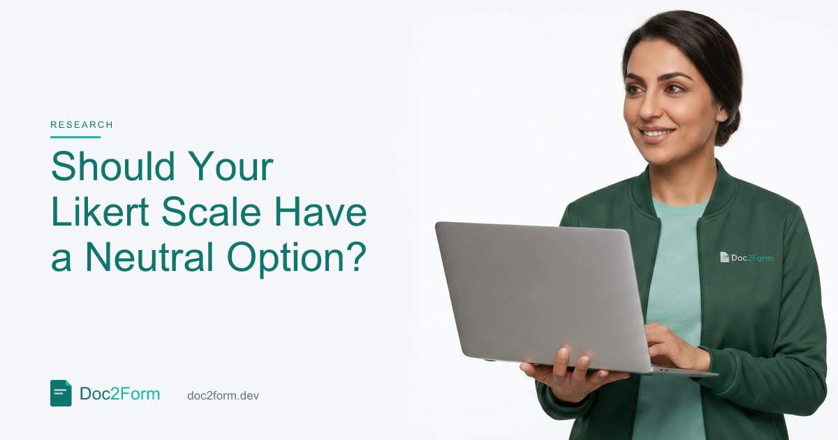 Should Your Likert Scale Include a Neutral Option? Quick Answer
