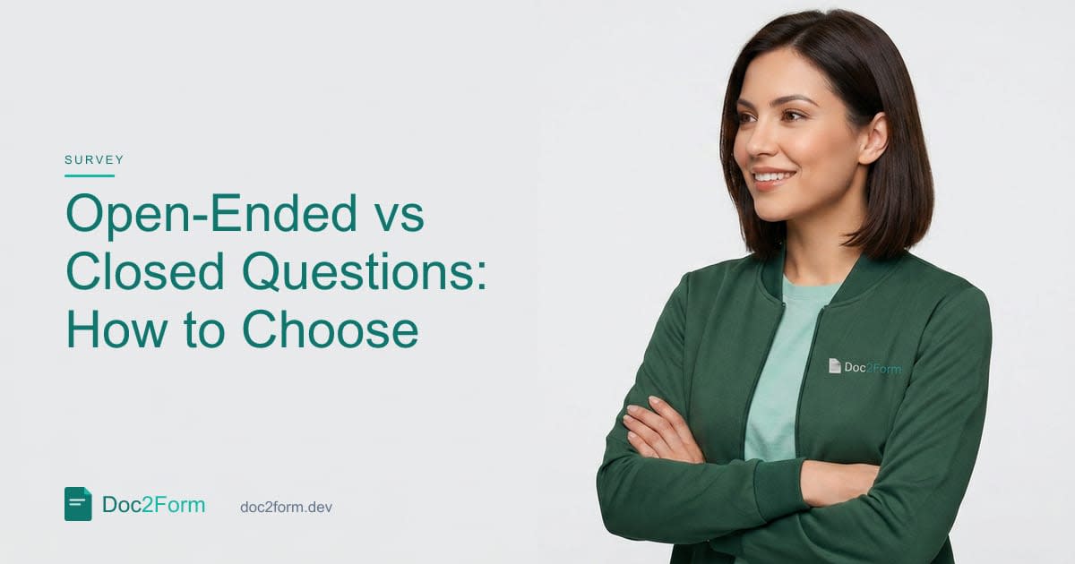 Open-Ended vs Closed Questions: How to Choose