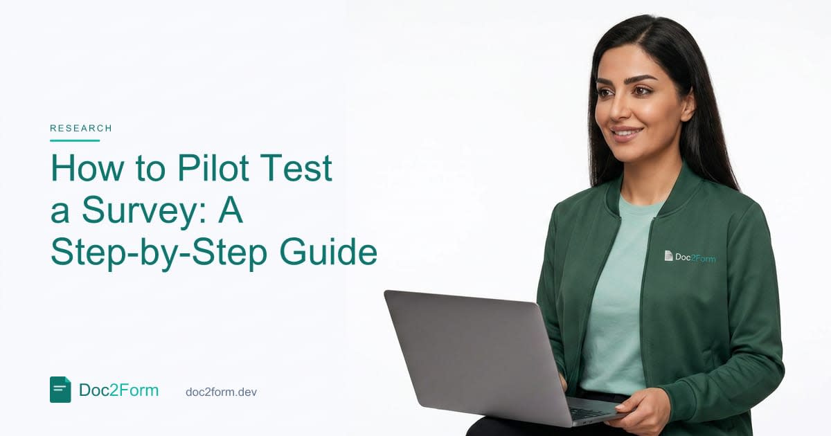 How to Pilot Test a Survey Before You Send It