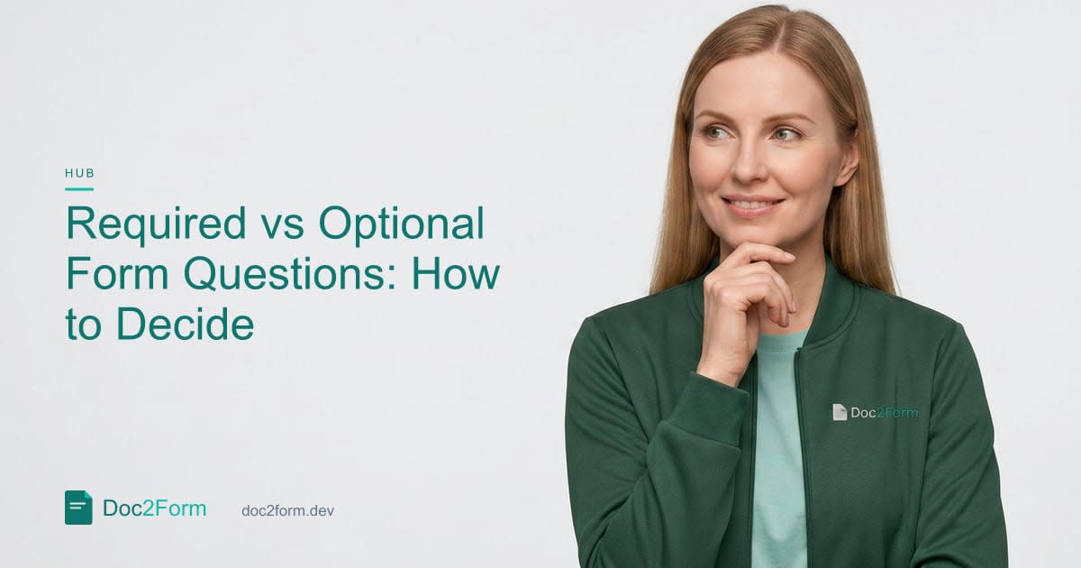 Required vs Optional Form Questions: How to Decide