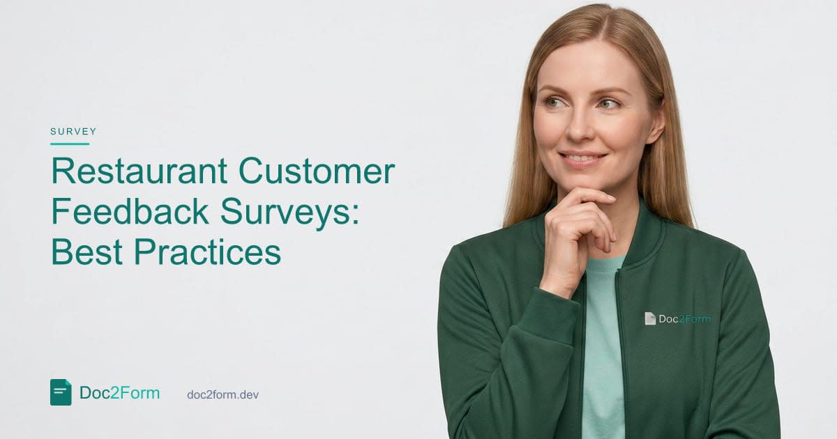 Restaurant Customer Feedback Surveys: Timing, Length, and Question Wording
