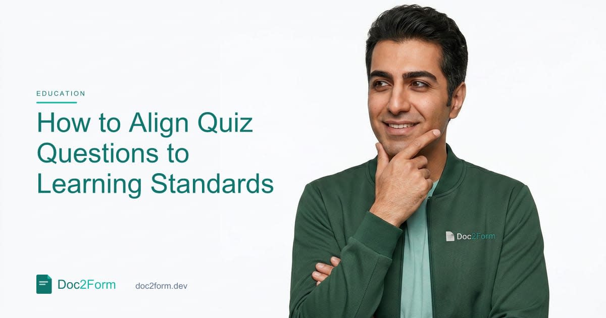 How to Align Quiz Questions to Learning Standards