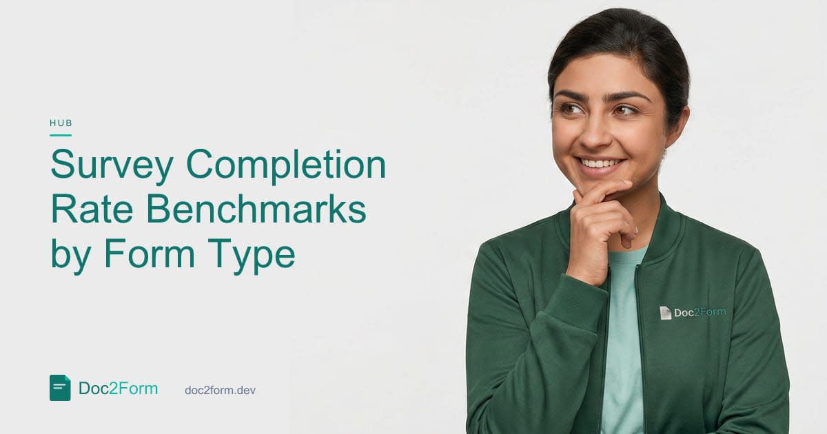 Survey Completion Rate Benchmarks by Form Type