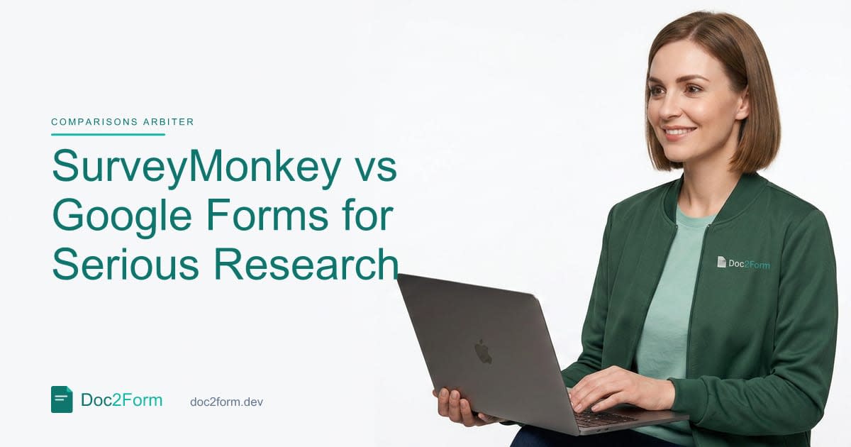 SurveyMonkey vs Google Forms for Serious Research