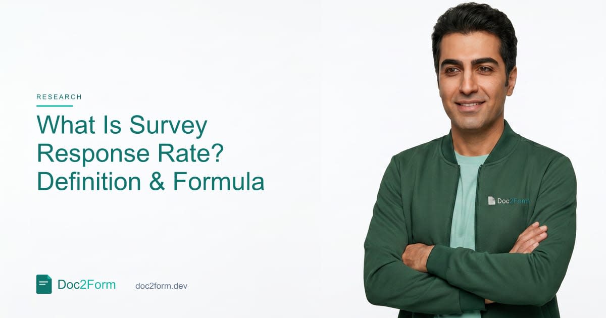 What Is Survey Response Rate?