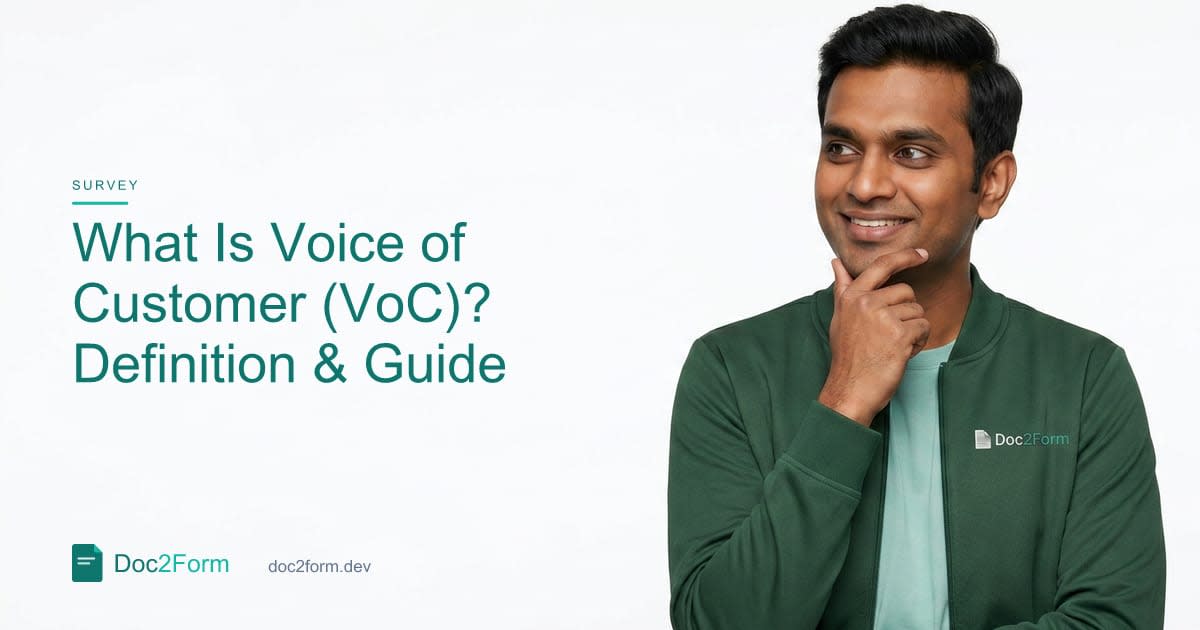 What Is Voice of Customer (VoC)?