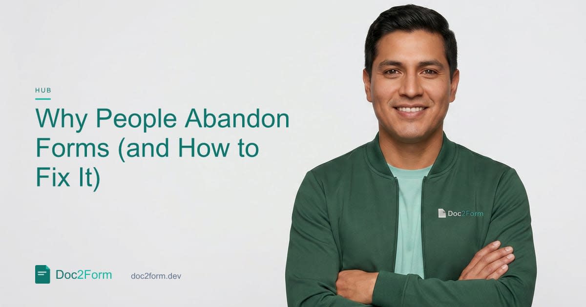 Why People Abandon Forms (and How to Fix It)