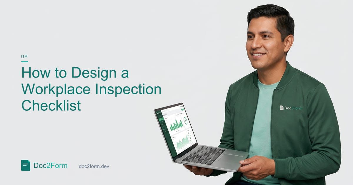 How to Design a Workplace Inspection Checklist